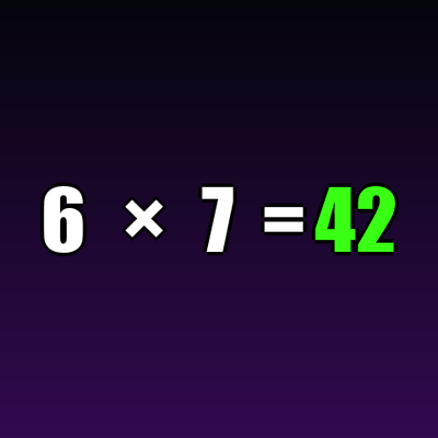 6x7=42